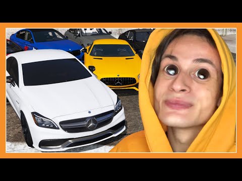 ჩემი ცხოვრება GTA5 ში ! რბოლა ნამდვილი მანქანებით - BMW VS AMG