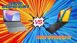 Lenovo IdeaPad Slim 3 vs ASUS Vivobook 16 🔥 Best Laptop Under ₹60,000 Full Comparison & Review 2025