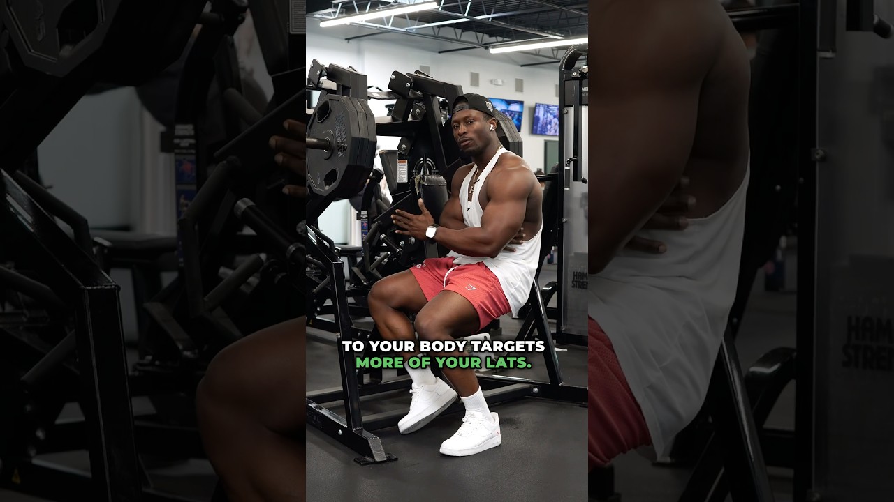 Targeting Upper Back vs. Lats on the Lower Row Machine. 