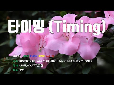 [은성 반주기] 타이밍(Timing) - 비원에이포(B1A4).오마이걸(OH MY GIRL).온앤오프(ONF)