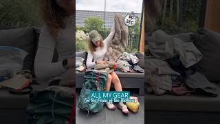 All My Hiking Gear in 60 Seconds | What I Packed for the Peaks of the Balkans Trail