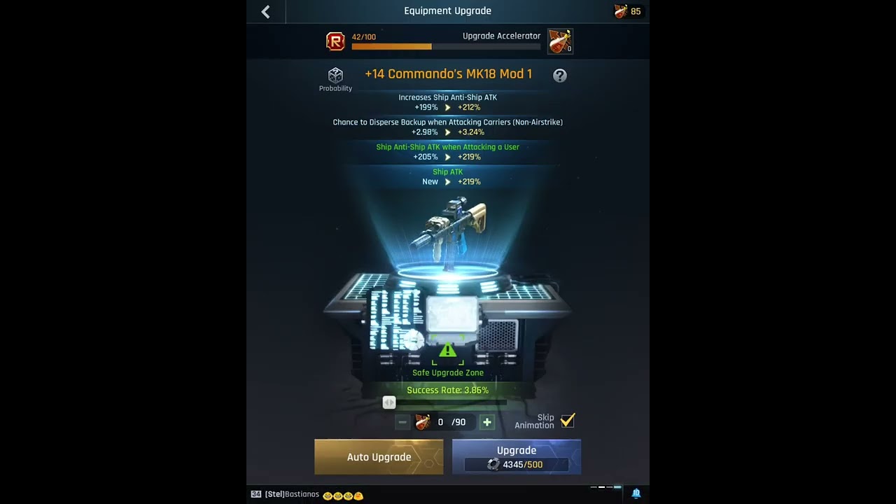 Gunship Battle Total Warfare- Upgrading Mk18 to +15