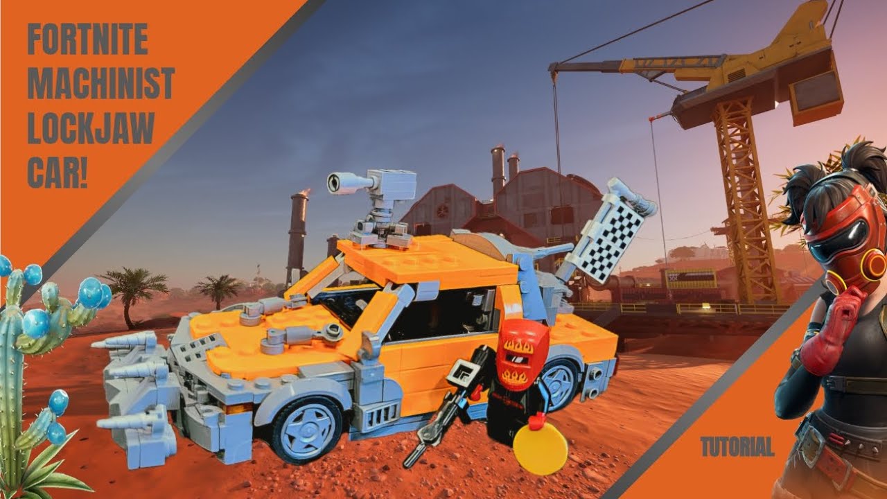 LEGO Fortnite Machinist Lockjaw Car Turorial! YouTube