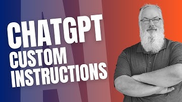 Create AMAZING Custom Instructions for ChatGPT with AI
