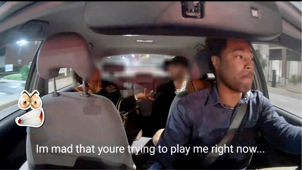 Woman Chews Out Boyfriend On Uber Ride| UBER COMPILATION