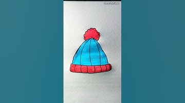 Winter Cap Drawing //- #cap #winter #shorts #shortsfeed #art #drawing #drawingtutorials