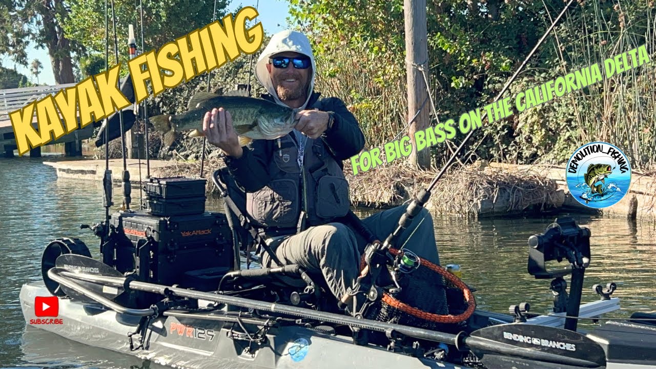 Kayak Fishing For Big Bass On The California Delta