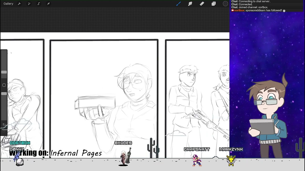 Monthly Comic Art Stream - March