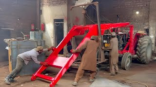 Amazing Process of Tractor Front End Loader Manufacturing in Local Factory