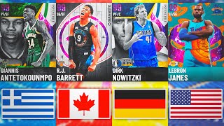 ONE PLAYER FROM 10 Different Countries! NBA 2K21 MyTeam