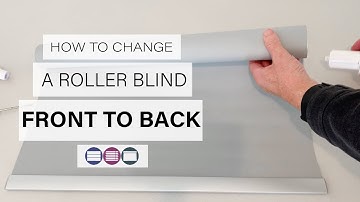 How to Change a Builders Range Roller from Front to Back Roll - Betta Blinds and Awnings