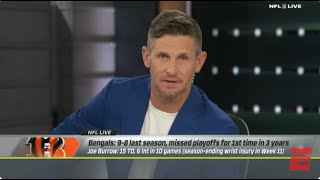 ESPN NFL LIVE | Dan Orlovsky SHOCKED, Joe Burrow Not ELITE?, Tee Higgins To SIT OUT For Bengals?