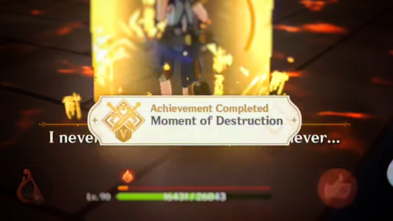 Moment of Destruction | Boss Achievement
