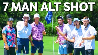 World's First 7 Man Alt Shot | Good Good Golf Content