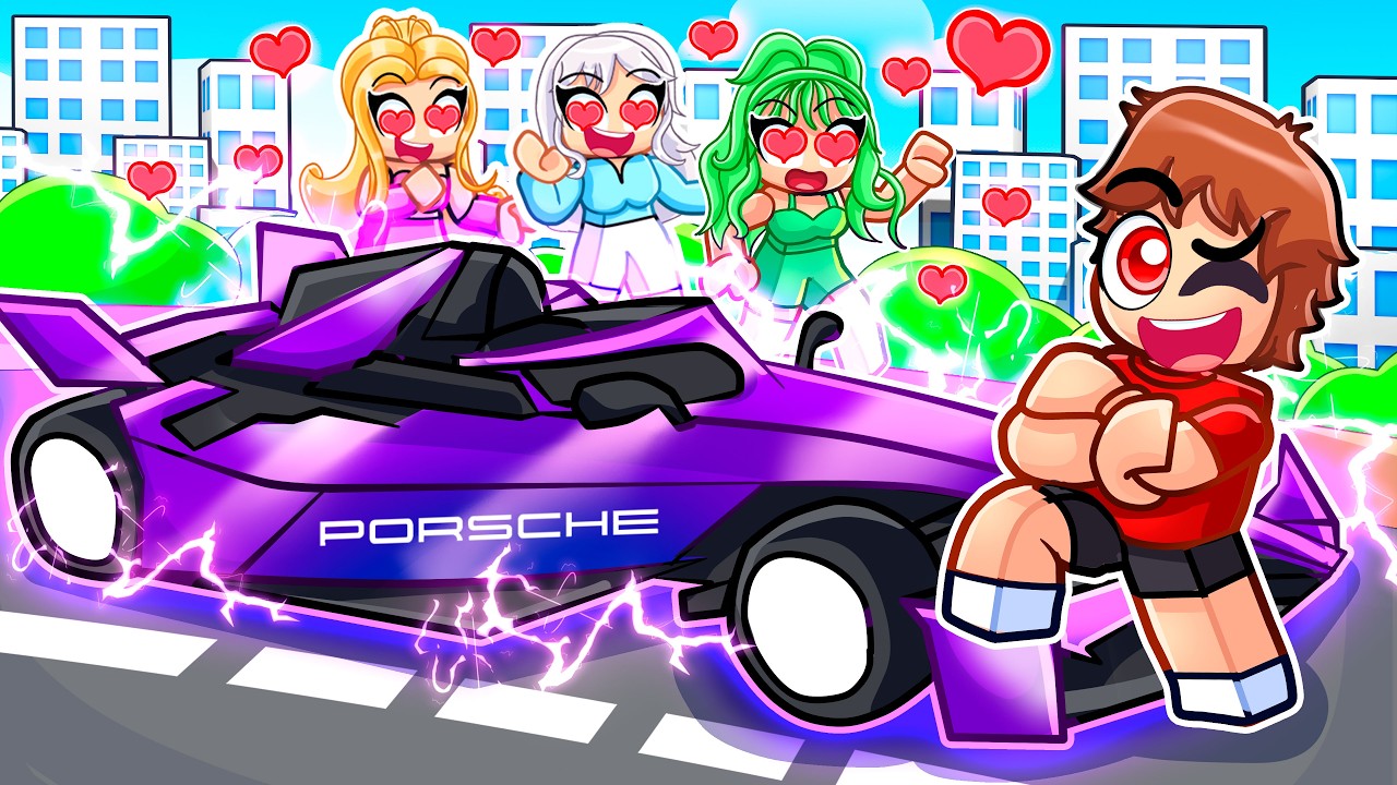 Rizzing Girls With NEW PORSCHE 99X GEN3 EVO Car In Driving Empire...