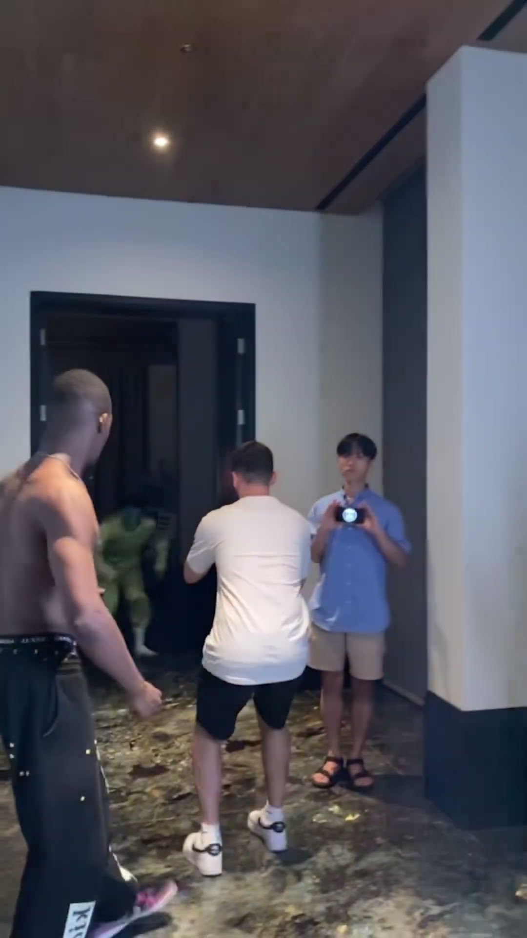 Behind the scenes