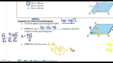 11.1 Area of Parallelograms & Triangles