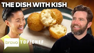 Marcel & Kristen Put A Twist On The Cheese Croquette | Top Chef: The Dish With Kish (S21 E3) | Bravo