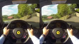 VR, Conduce un Ferrari 458 Spider POV, VR box 3D SBS screenshot 3