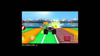 Monster Truck Stunt Racing 3D Game Amazing Android Gameplay💥 #shorts screenshot 2