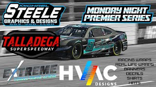 Talladega 75 Presented by HVAC Designs | Monday Night Premiere Series | Round #1 - Race #1 | iRacing