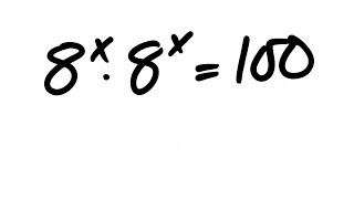 USA Olympiad | Mathematics Exponential | find x