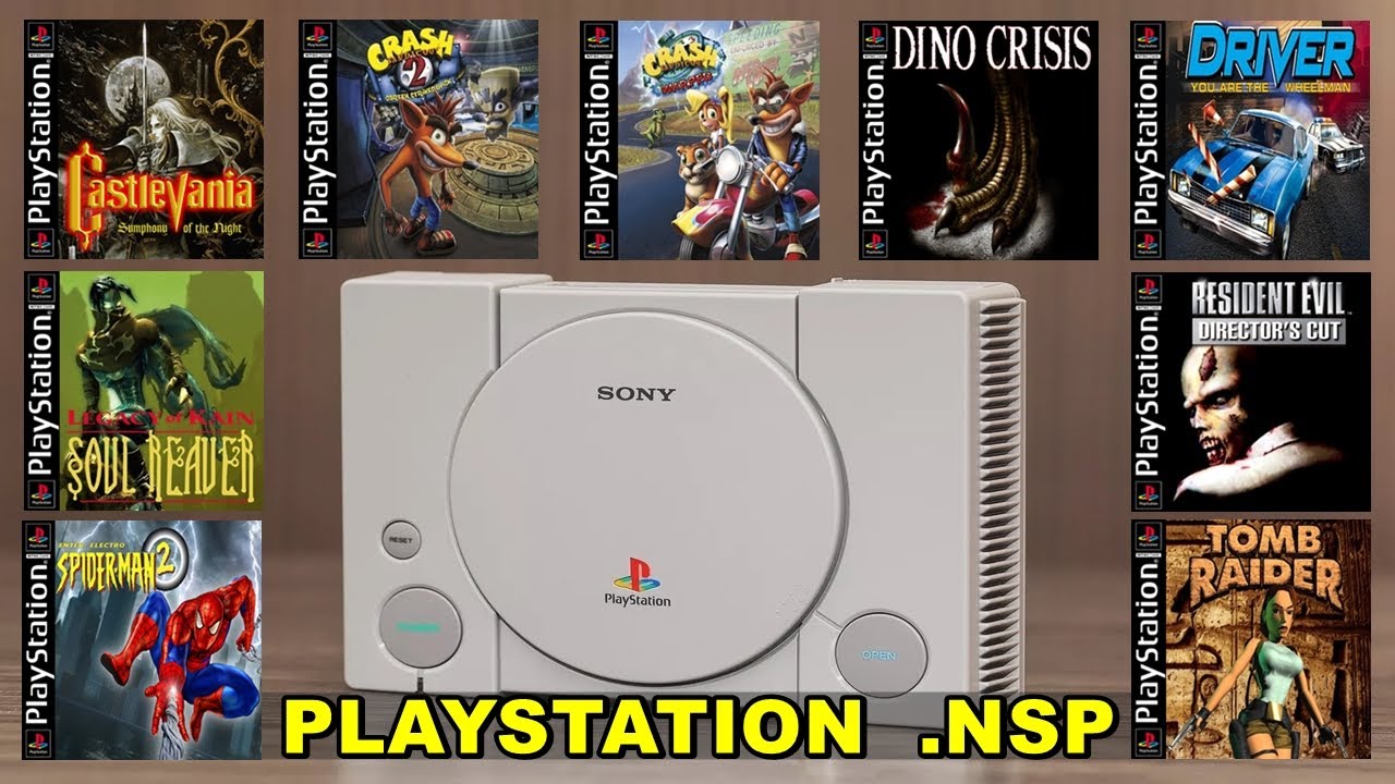 PLAYSTATION .NSP - 10 NSP'S PLAYSTATION 1 PARA USAR RETROARCH NINTENDO  SWITCH - YouTube