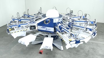 MHM S-Type Xtreme automatic screen printing press.