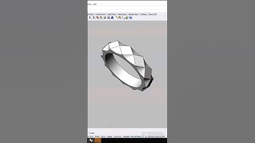 Ring 3d #rhino #tutorial #shorts