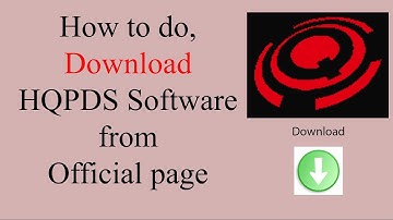 How to do,Download Hqpds Jacquard Programming Softwaer || in English