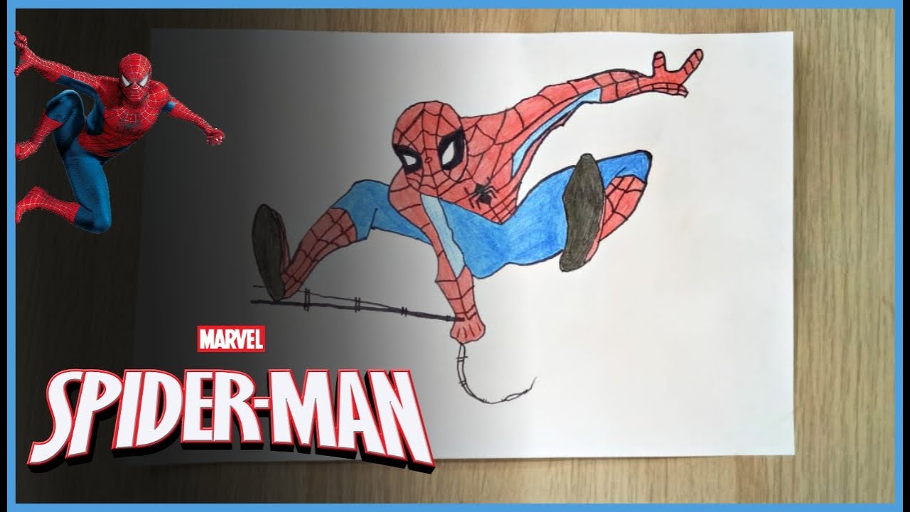 How to draw spiderman | Speed drawing | Dream Sketcherzz |