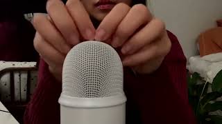 1 MIN mic scratching QUICK CUTS (fast and aggressive) ULTIMATE BRAIN TINGLES