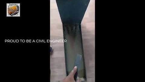 L Box Test on Self Compacting Concrete