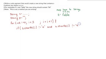 Strings and Loops Example