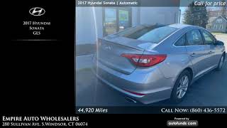 Used 2017 Hyundai Sonata | Empire Auto Wholesalers, S.Windsor, CT
