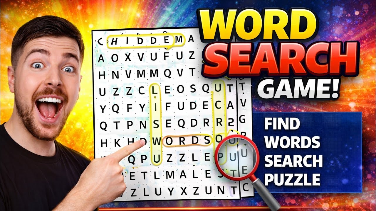 Word Search Challenge 🔎 🔴🔴 2026