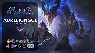 Aurelion Sol Carry vs KaiSa - NA Master Patch 13.21