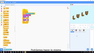 2) Scratch Basic Tutorial: Interactive names// Scratch básico: Nombres interactivos