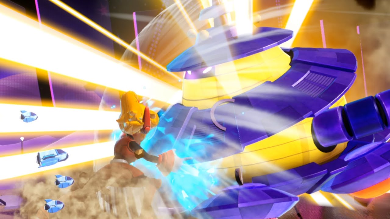 ピーチ巨大化してロボットと対決　プリンセルピーチshowtime【princess peach showtime】#12