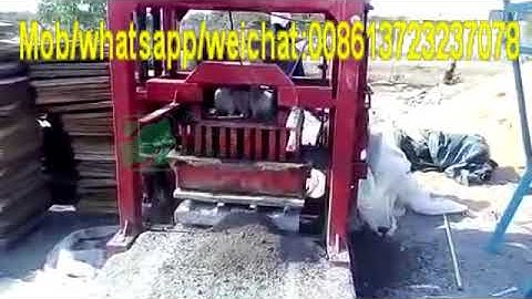 QTJ4 35 manual block brick making machine