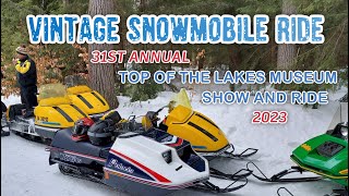Vintage Snowmobile Show and Ride Top of the Lakes