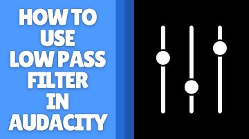 Hoe je een laagdoorlaatfilter in Audacity gebruikt - Zachte, harde hoge tonen