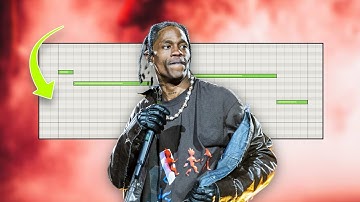 How to make dark MELODIES for Travis Scotts