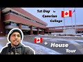 First day in cambrian college sudbury  house tour  international student in canada