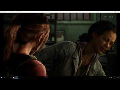 RPCS3 The Last of Us wip build gameplay