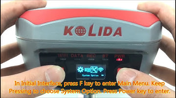 Language Setting of K1 | K20s | K1 PRO, Kolida, Pofessional Survey Equipment Manufacturer