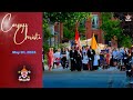 Feast of corpus christi mass  procession  benediction 2024  basilica of our lady immaculate