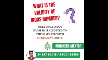 📌 What is an INDOS Number? |   Complete Guide for Seafarers 🚢