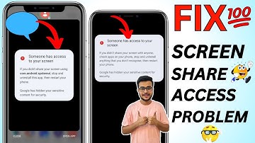 You are sharing your screen with someone | Someone has access to your screen com.android.systemui 🙂