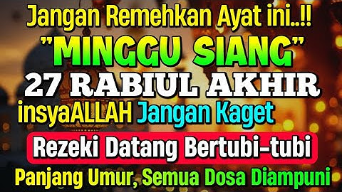 🔴LANGSUNG DIKABULKAN..‼️CUKUP PUTAR SEKALI DAN DENGARKAN, 100 RIBU MALAIKAT TURUN | REZEKI LANCAR